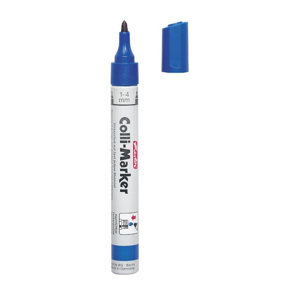 Marker permanentny Herlitz Colli niebieski